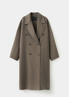 Manteau Laine Fait Main Oversize