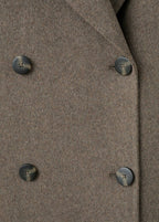 Manteau Laine Fait Main Oversize