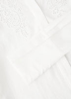 Chemise Détails Ajourés Broderies