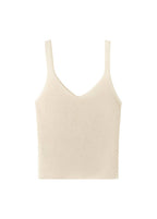Top Maille Lurex Col En V