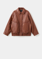 Veste Cuir Oversize