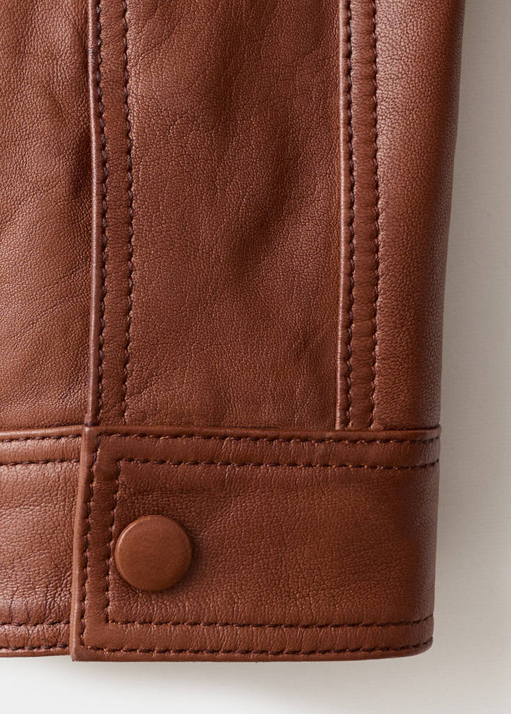 Veste Cuir Oversize