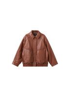 Veste Cuir Oversize