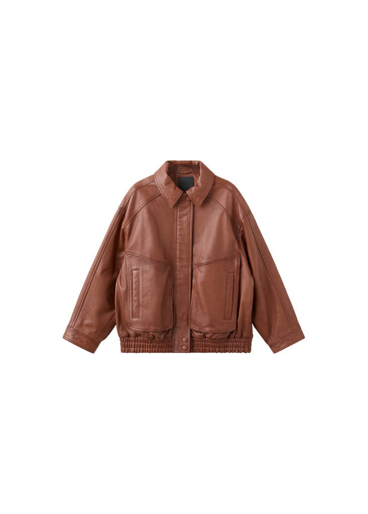 Veste Cuir Oversize