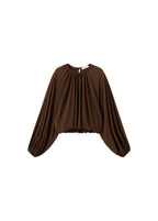 Blouse En Maille Fine À Fronces