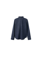 Chemise En Denim Avec Fermeture À Nœud