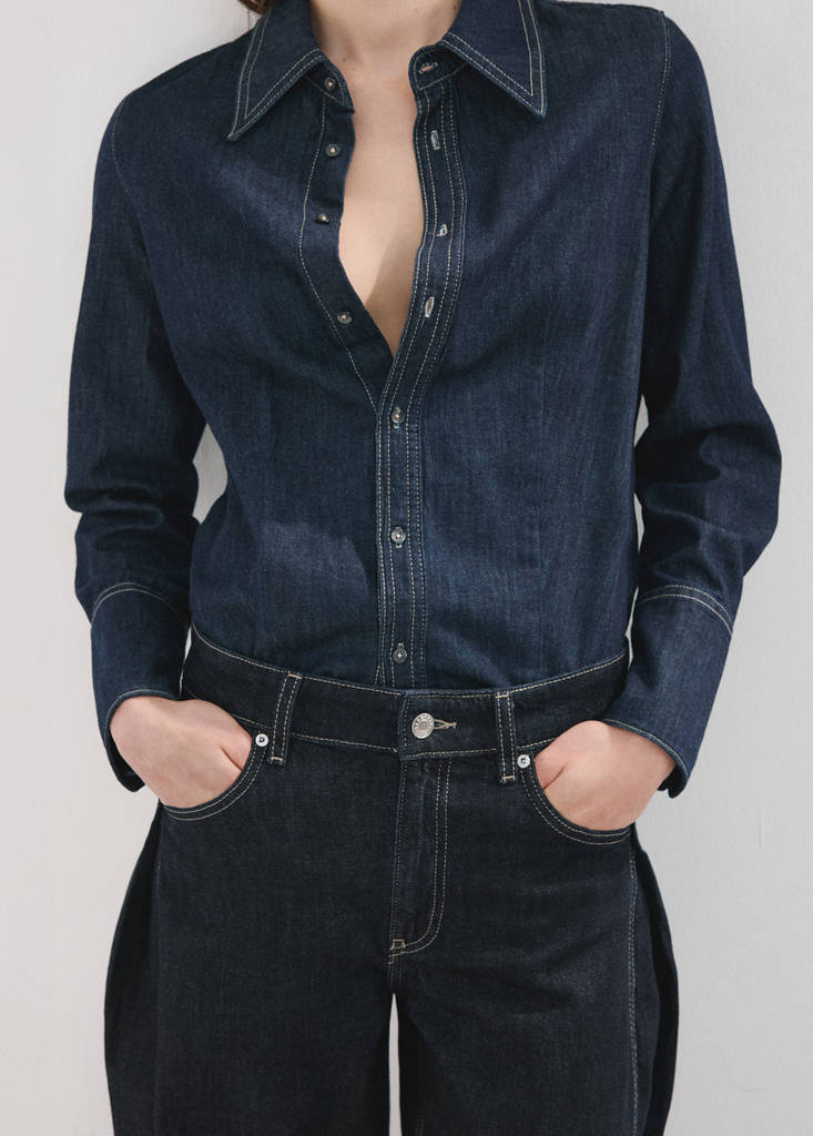 Jean Balloon Taille Normale Avec Pinces Latérales