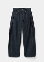Jean Balloon Taille Normale Avec Pinces Latérales