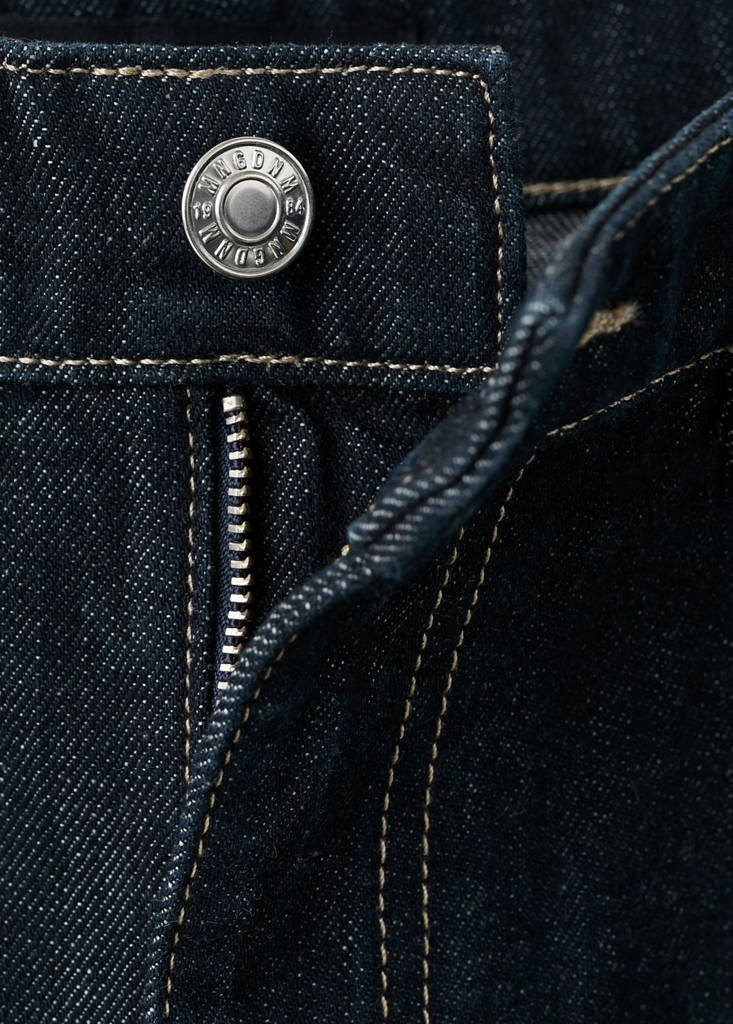 Jean Balloon Taille Normale Avec Pinces Latérales