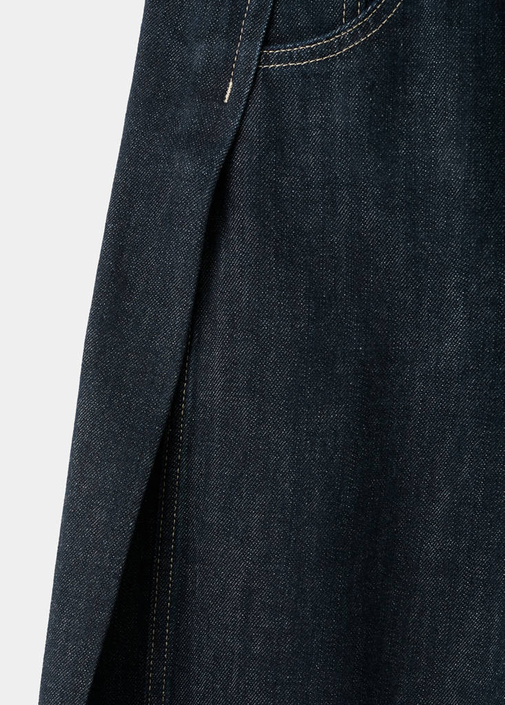 Jean Balloon Taille Normale Avec Pinces Latérales