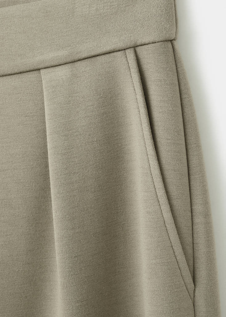 Pantalon Droit Taille Élastique