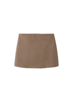 Jupe Courte Pied-De-Poule