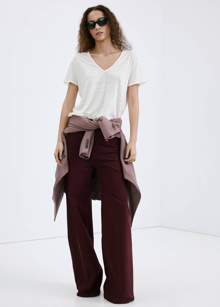 High-Waisted Wide-Leg Jeans