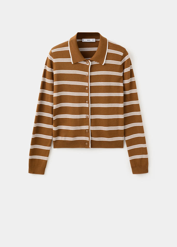 Cardigan Col Chemise