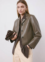 Veste Cuir Synthétique Poches