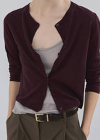 Cardigan Droit Maille Fine