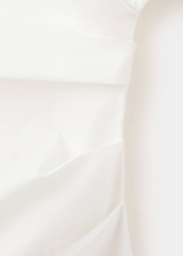 Chemisier Coton Col Asymétrique