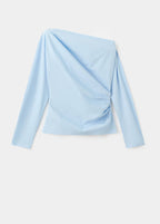 Chemisier Coton Col Asymétrique