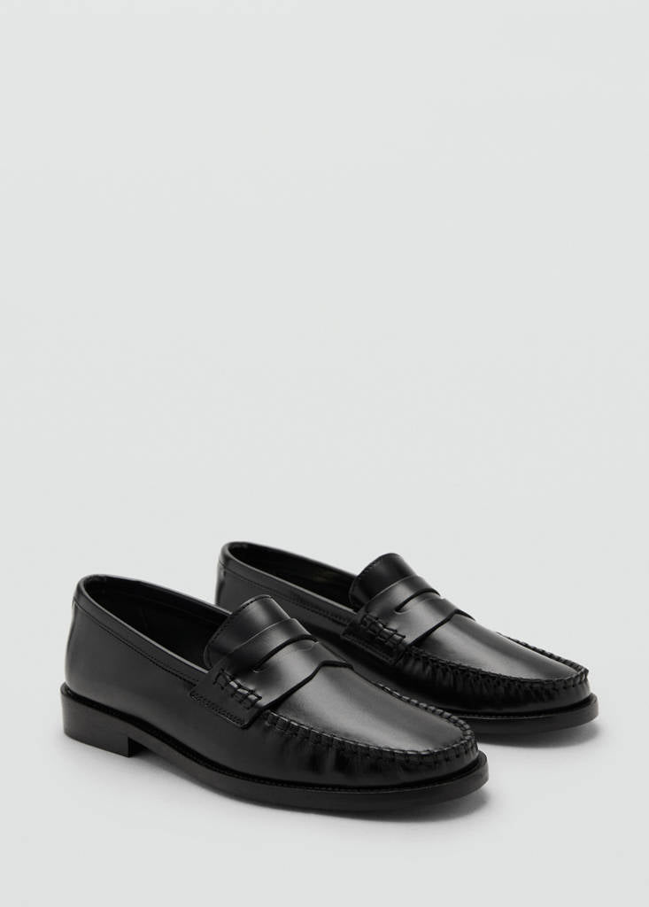 Mocassins Cuir Froncé