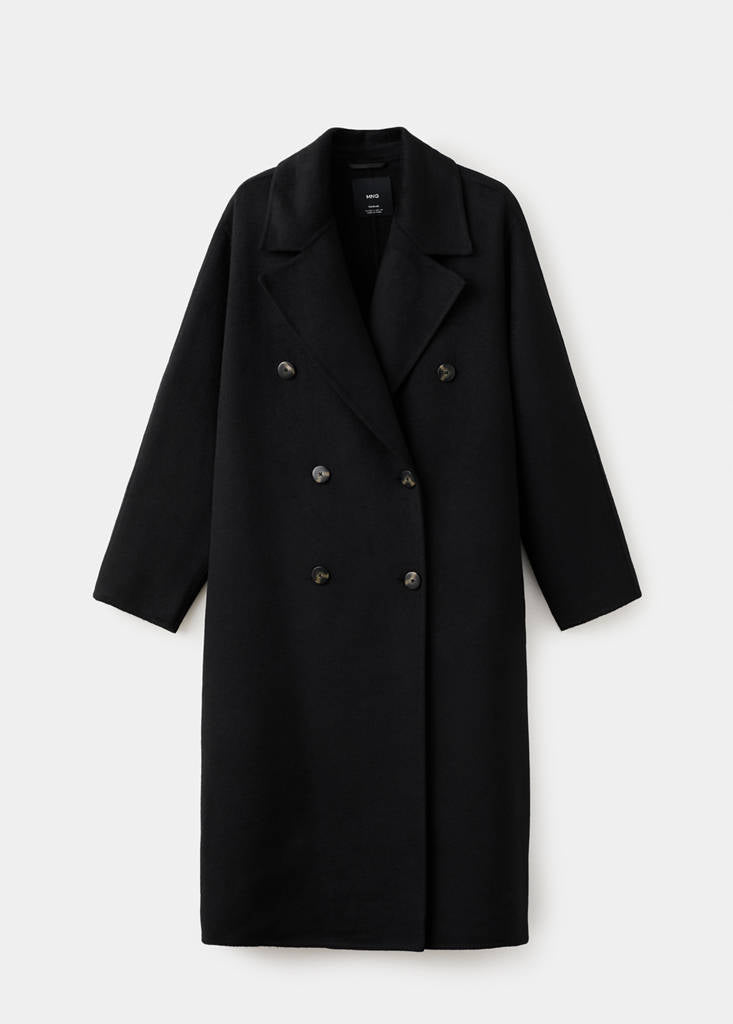 Manteau Laine Fait Main Oversize