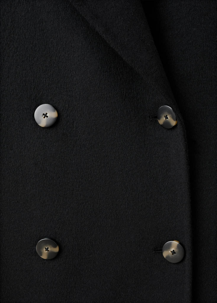 Manteau Laine Fait Main Oversize