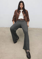 Pantalon Droit Taille Élastique