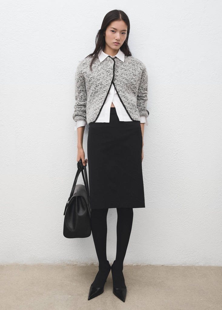 Veste Maille Jaspée