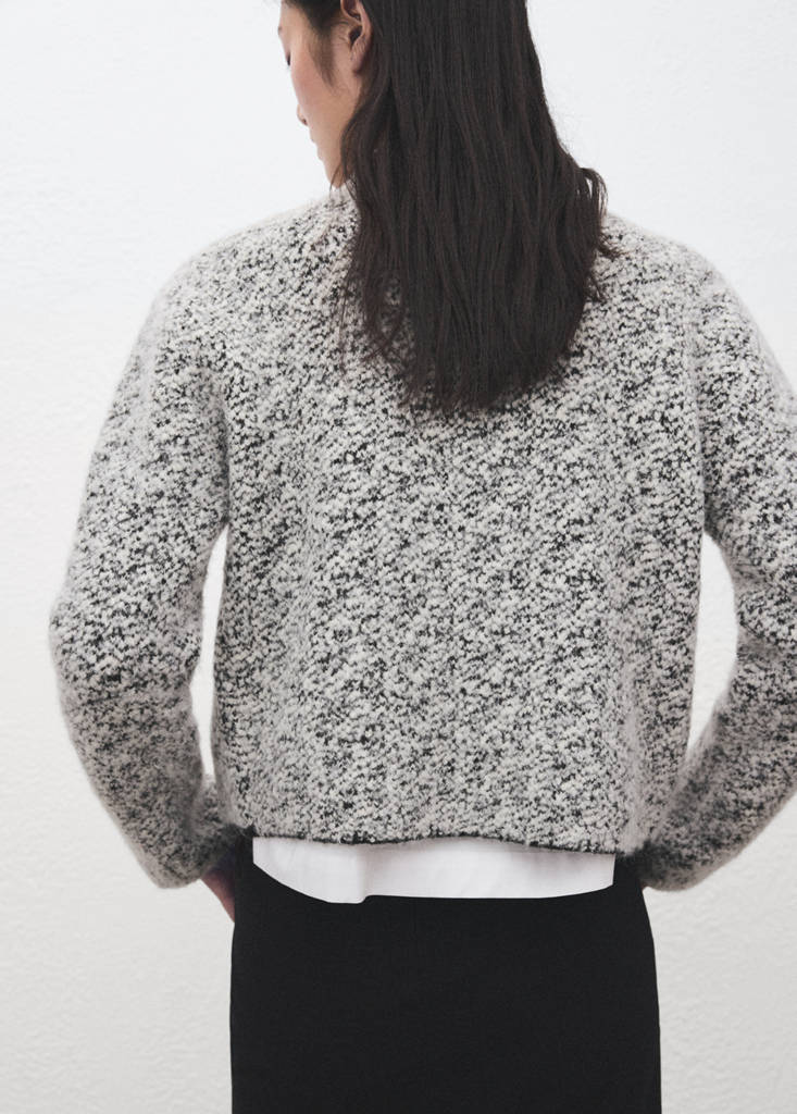 Veste Maille Jaspée
