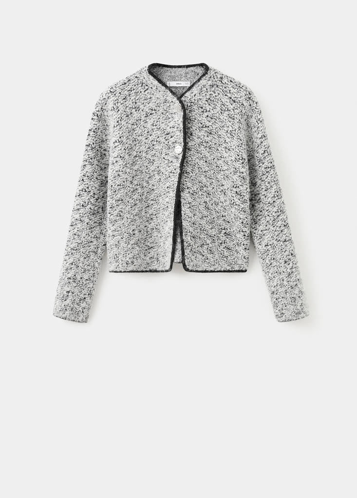 Veste Maille Jaspée