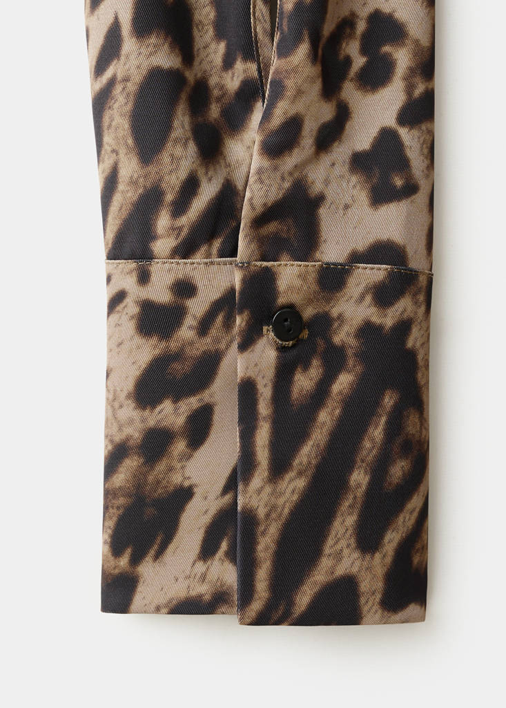 Chemisier À Foulard Imprimé Animal