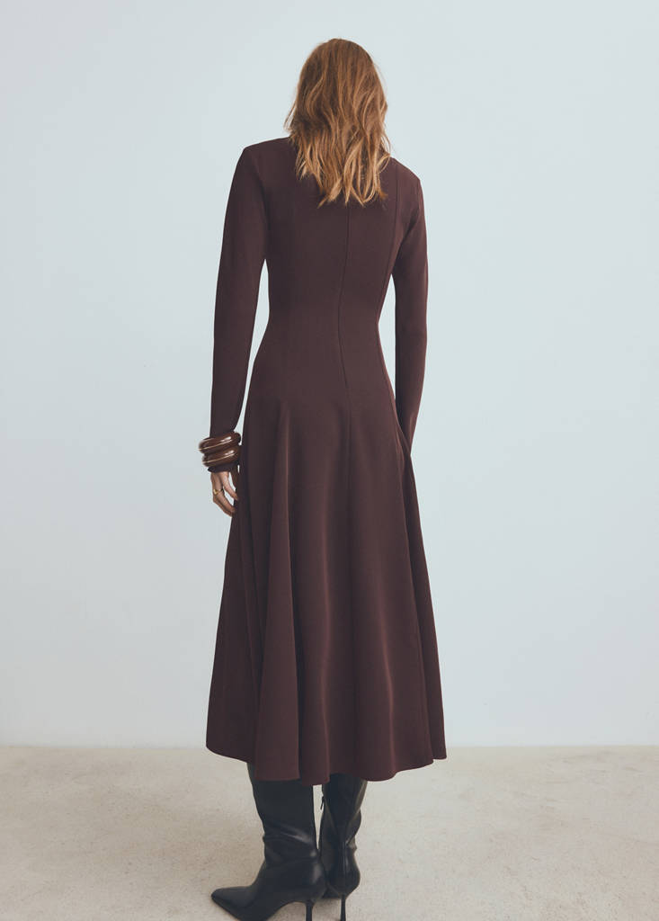 Robe Évasé À Godets