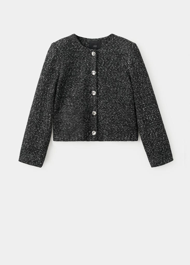 Veste Maille Jaspée