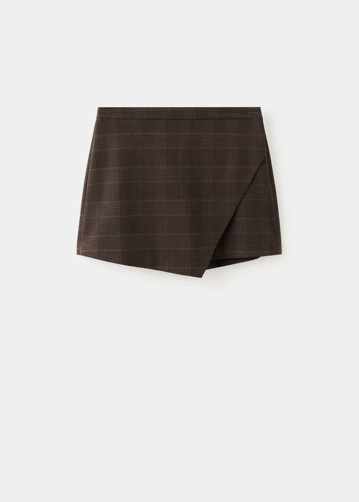 Jupe Asymétrique Carreaux