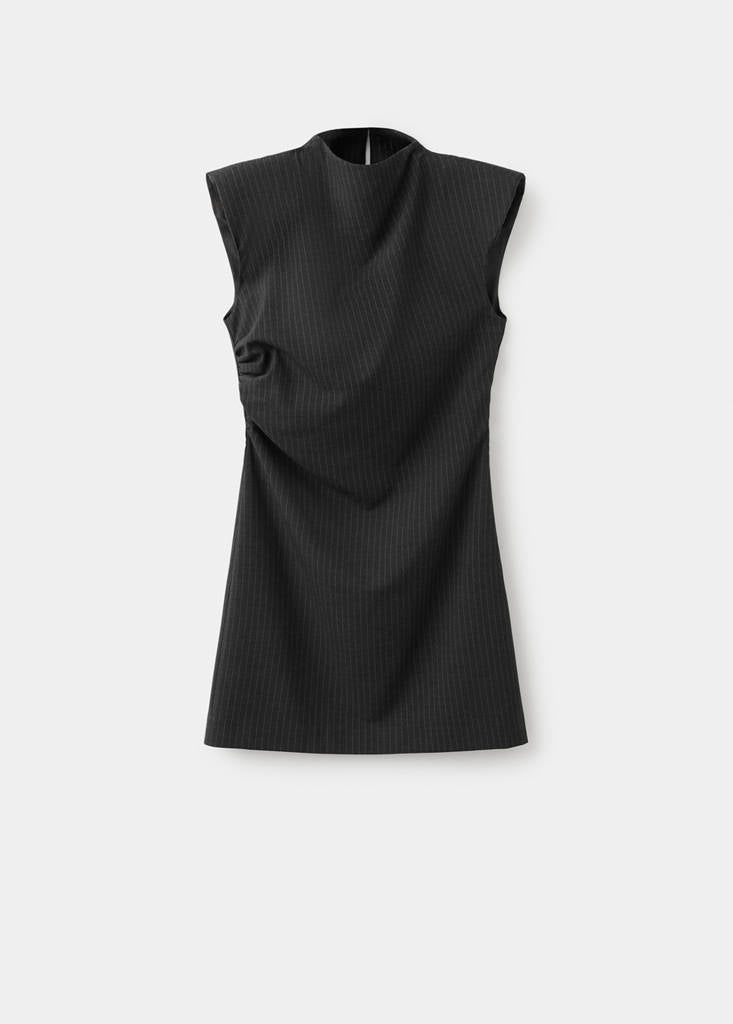 Robe À Rayures Tennis Découpée