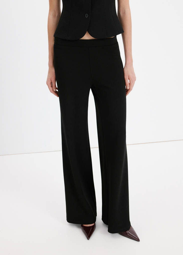 Pantalon De Costume Droit Taille Basse