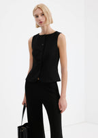 Pantalon De Costume Droit Taille Basse