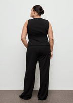 Pantalon De Costume Droit Taille Basse