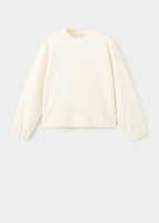 Sweat-Shirt Manches Froncées