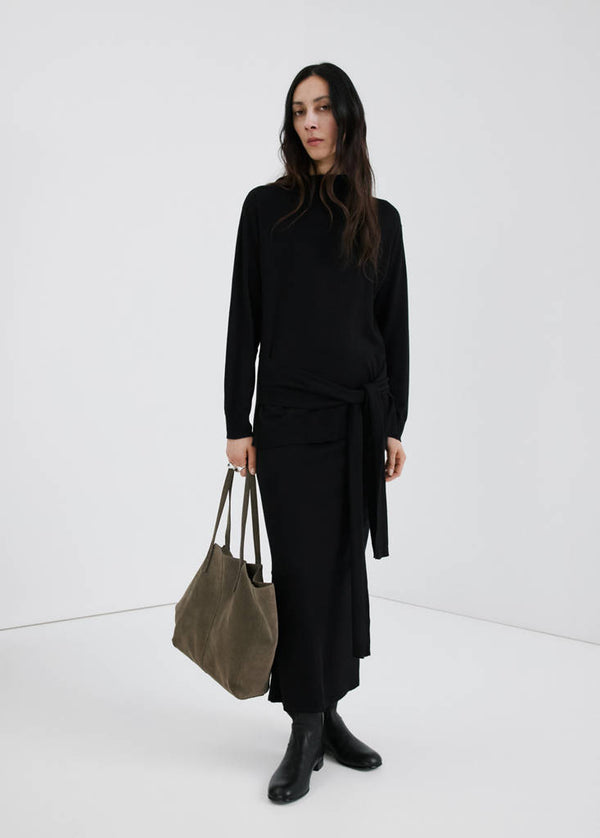 Pullover in Maglia a Collo Alto