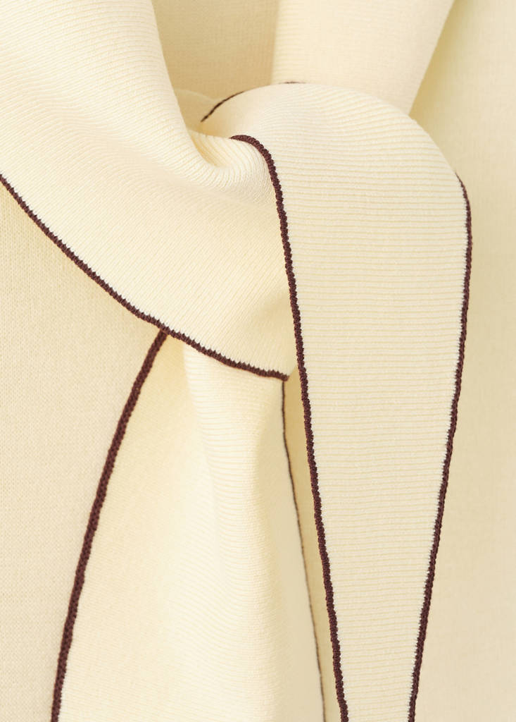 Top Maille Détail Foulard