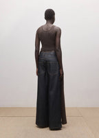 Jean Wideleg Taille Basse Rinse Wash