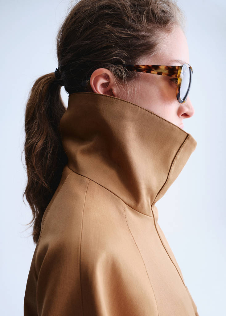Parka Oversize À Col Cheminée
