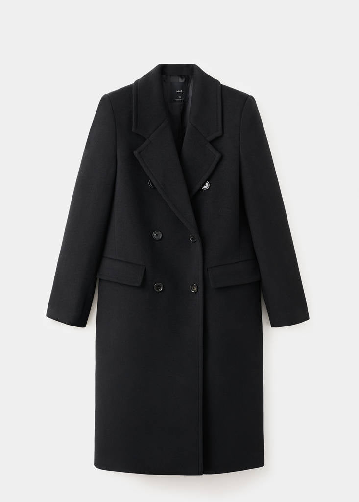 Manteau En Laine À Double Boutonnage