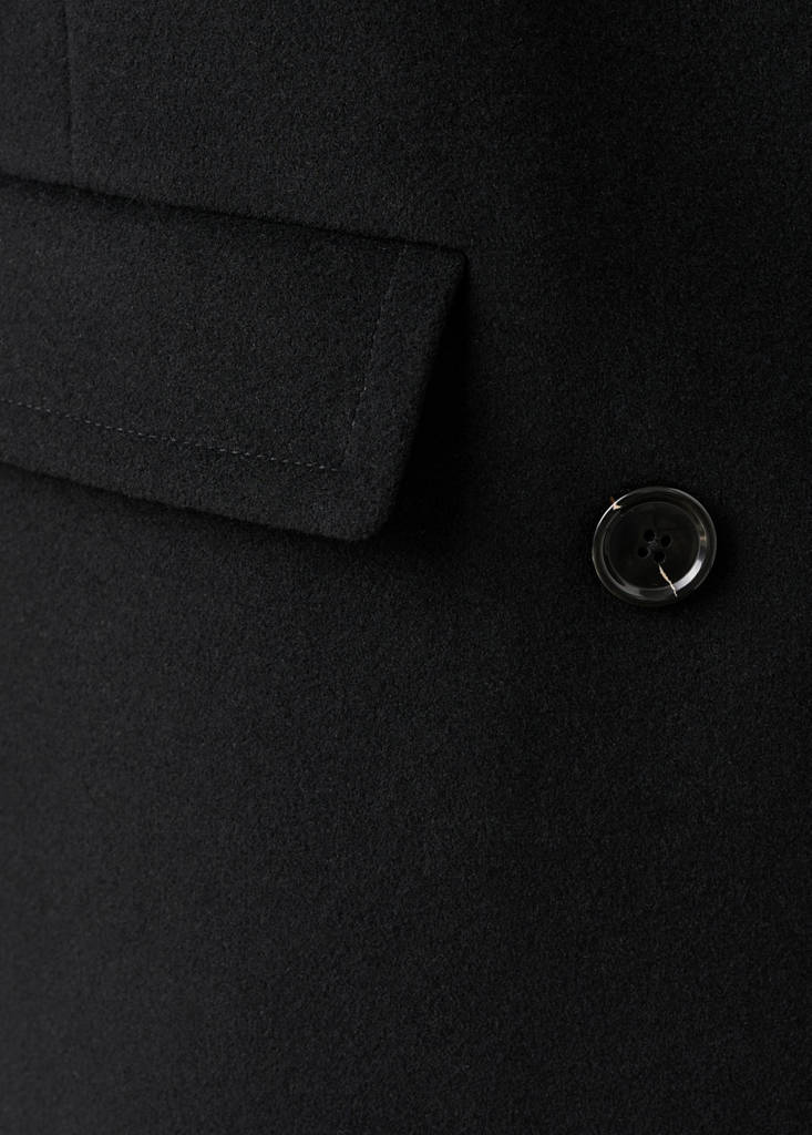 Manteau En Laine À Double Boutonnage
