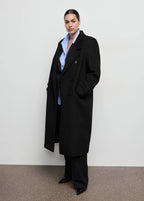 Manteau En Laine À Double Boutonnage
