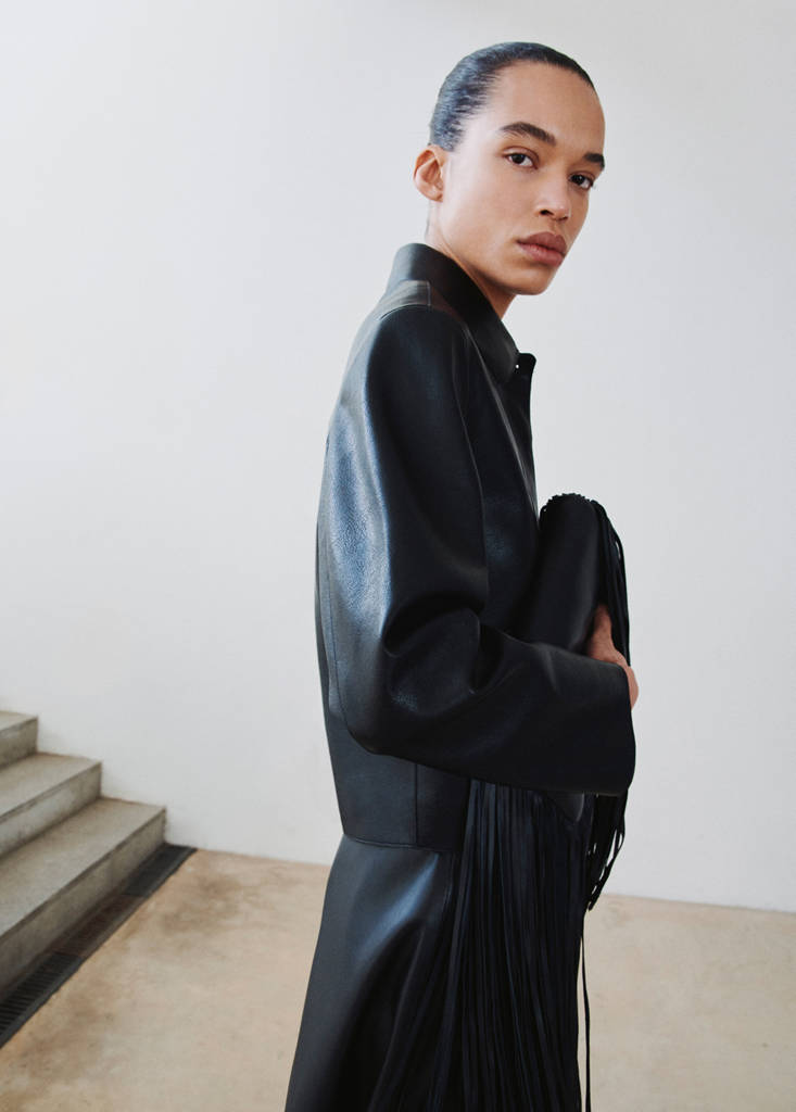Veste Cuir Synthétique Poches