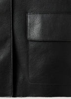 Veste Cuir Synthétique Poches