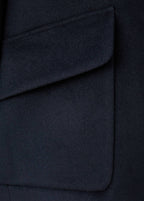 Cappotto in lana con collo alto