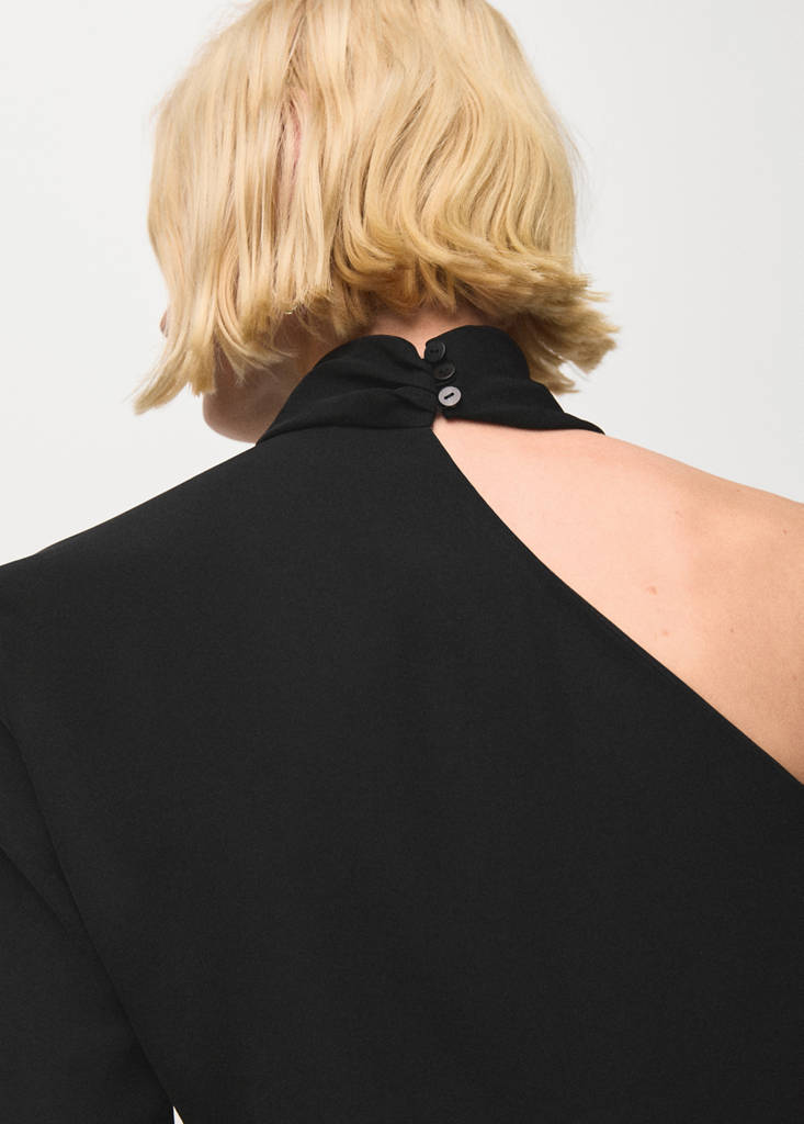 Blouse Asymétrique Détail Métallique