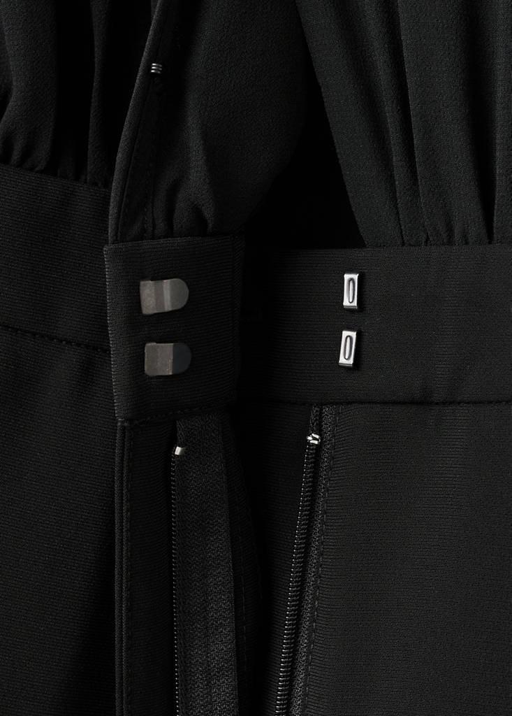 Matching V-Neck Jumpsuit